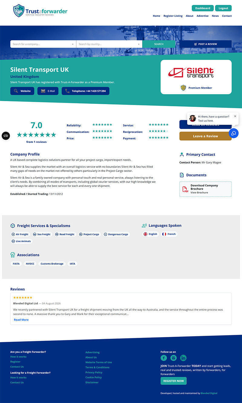 Trust A Forwarder profile example