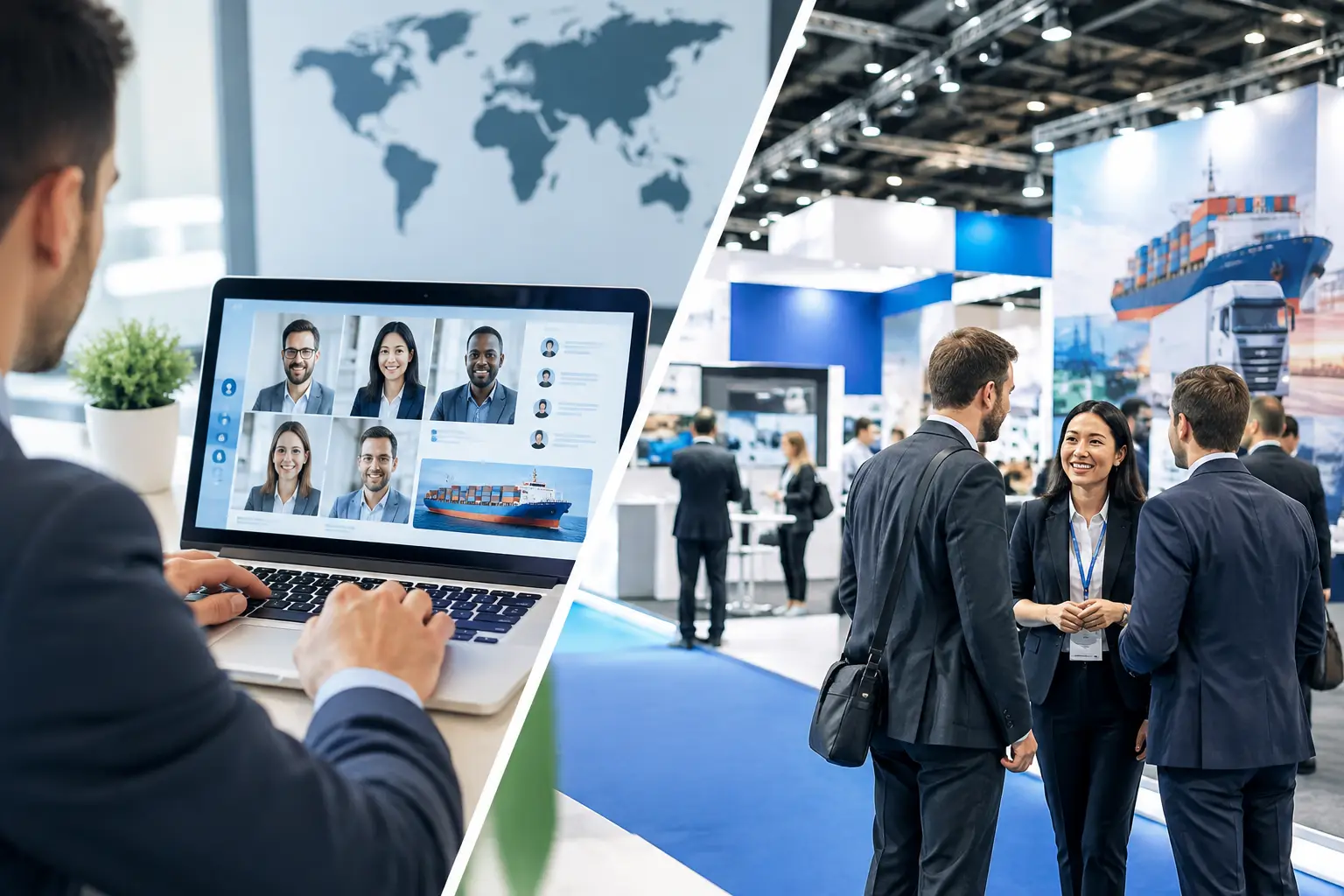 Digital Profiles Versus Trade Fairs for Forwarders