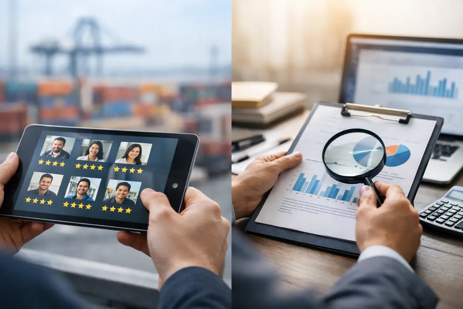 Peer Ratings Versus Credit Checks for Forwarders